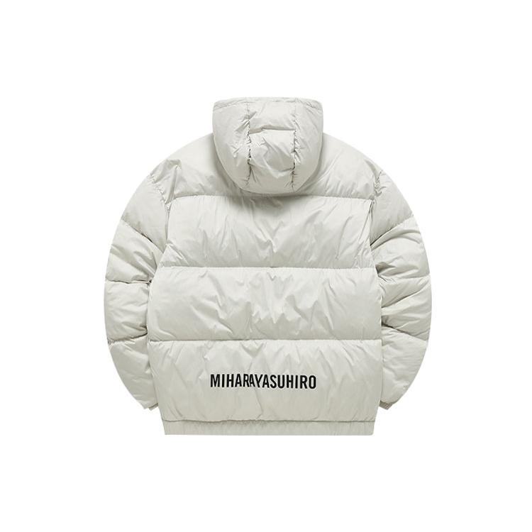 New FILA MIHARA YASUHIRO Collaboration Collection Down Jacket Unisex Antelope White F11U143901F-IV