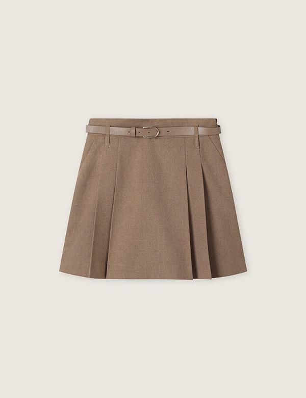 Roem Pleated Mini Skirt Set_Rmwhg23R11
