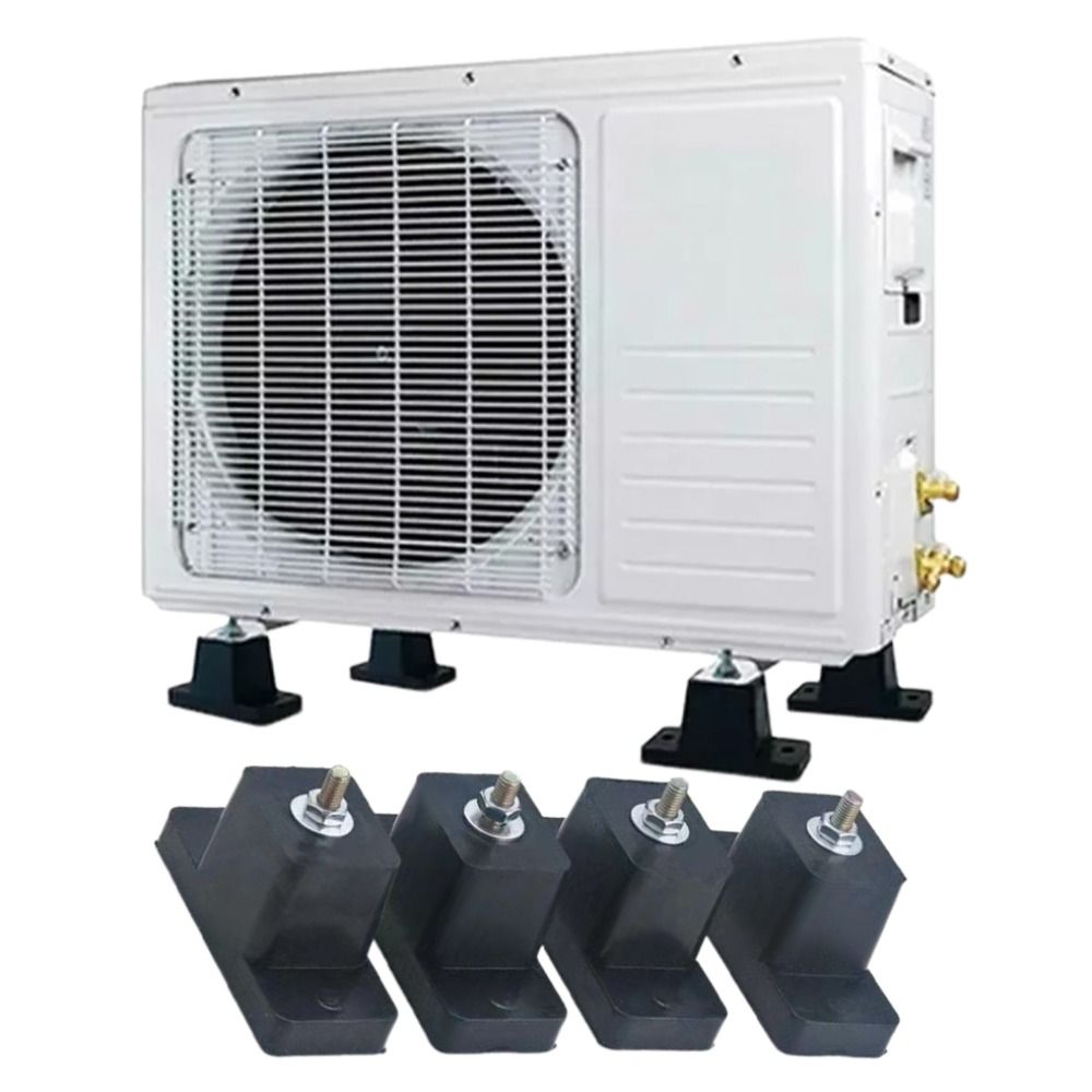 

4 шт. Подушка для гашения вибрации, поглощающая вибрацию, кронштейн для кондиционера, резиновое крепление, наружное крепление