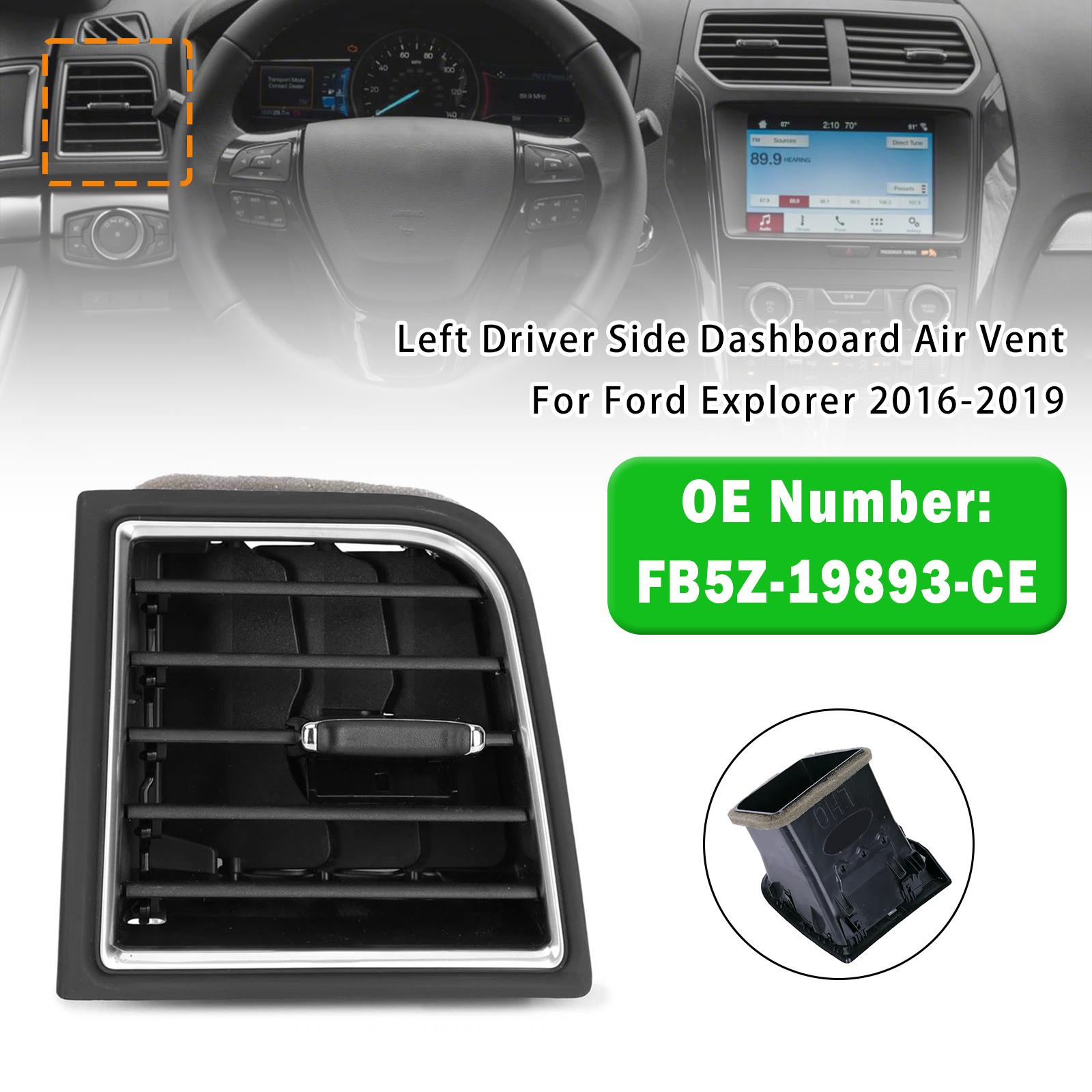 Left Driver Side Dashboard Air Vent Outer FB5Z-19893-CE For Ford 2016-2019 Explorer