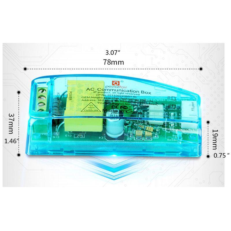 PZEM-004T Communication Module TTL Modbus-RTU AC Single Phase 100A Measure AC Voltage Current High Precision Durable