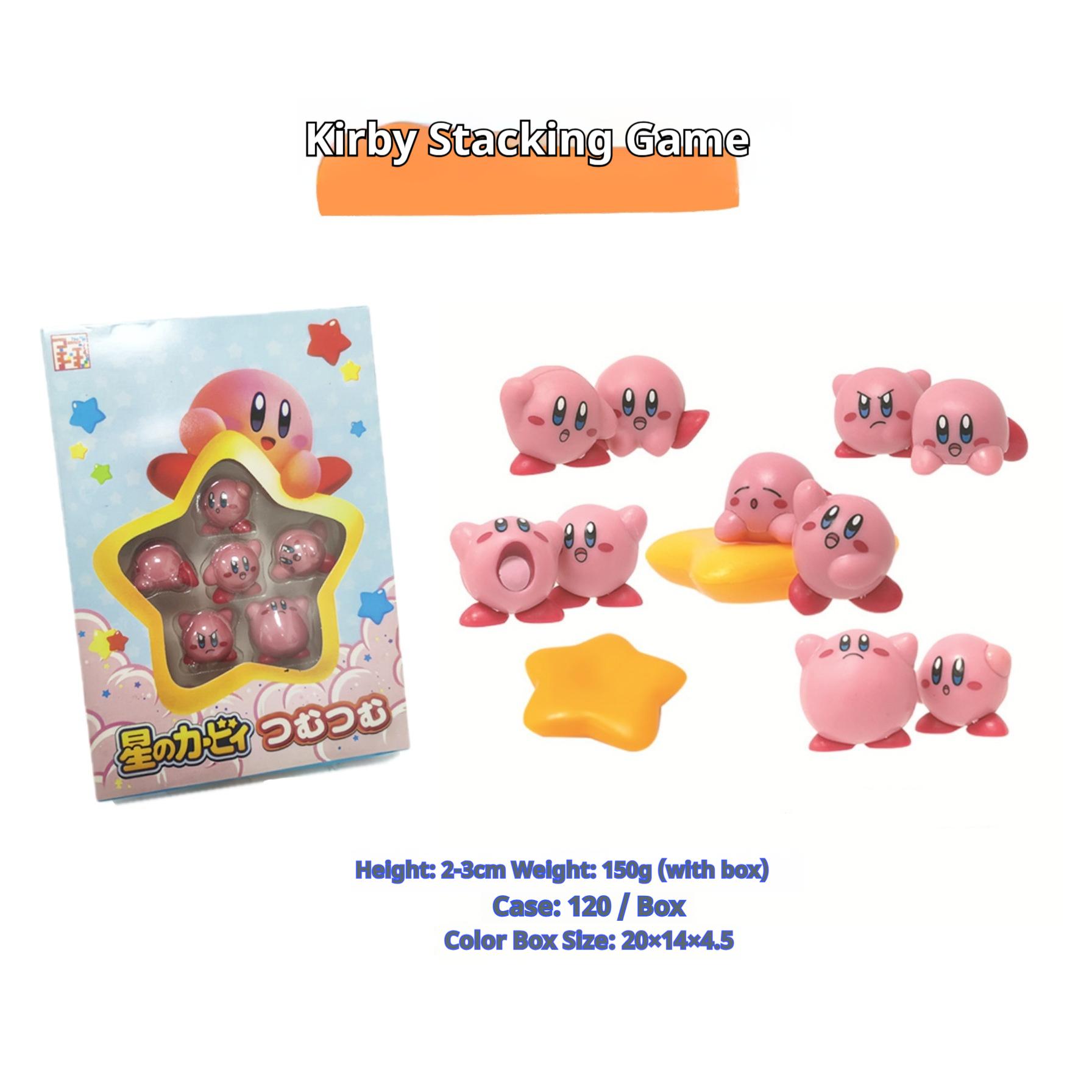 

8pcs/Set Games Star Kirby Anime Figure Cute Cartoon Pink Kirby Mini Figure Collection Model Desktop Decorative Toy Gifts