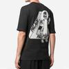 Palace U Figure Print Short Sleeve T-Shirt Unisex Tops Black P17TS104