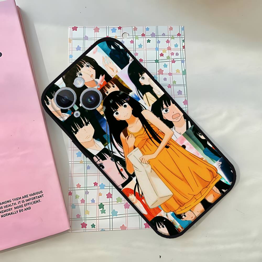 K-Kimi Ni T-Todoke Sawako Phone Case For IPhone 1716 15 14 13 Pro Max 11 12 Mini X Xs XR Black Silicone Cover
