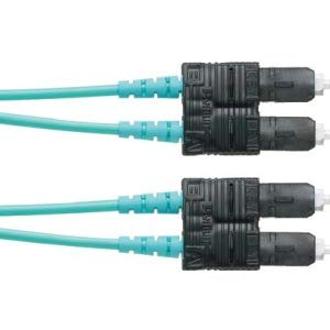 Panduit OM3 Low-Loss Fiber Optic Patch Cord, LSZH, 5m, SC Duplex