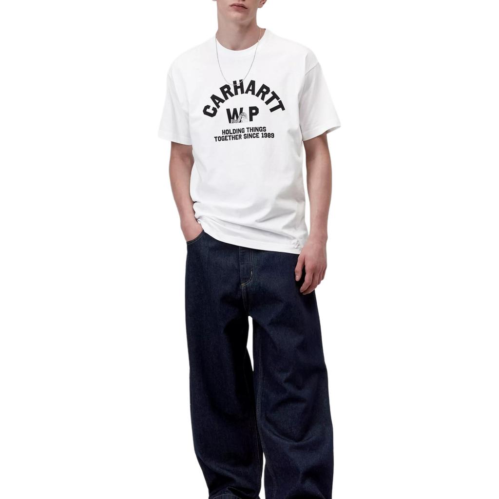 Carhartt WIP SS26 S/S Column T-Shirt Loose Fit Front Logo Graphic Print Short Sleeve T-Shirt Unisex T-Shirt I037542-02-XX