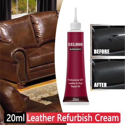 20ml Autositz Leder Aufbereitungscreme Reparaturpaste Glanz wiederherstellen Sofa Leder Reparatur Gel Auto Innenraum Reparatur Kratzer