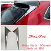 Car Rear Tail Window Panel Spoiler Wing Sequin Decoration Cover Trim ABS Chrome Accessories Exterior For Mazda CX-30  - 2025