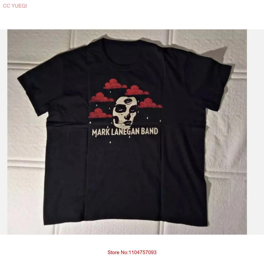 Vtg Mark Lanegan Band Music Lover Cotton Black Full Size T Shirt Vintage Streetwear Casual Unisex Designer Clothes