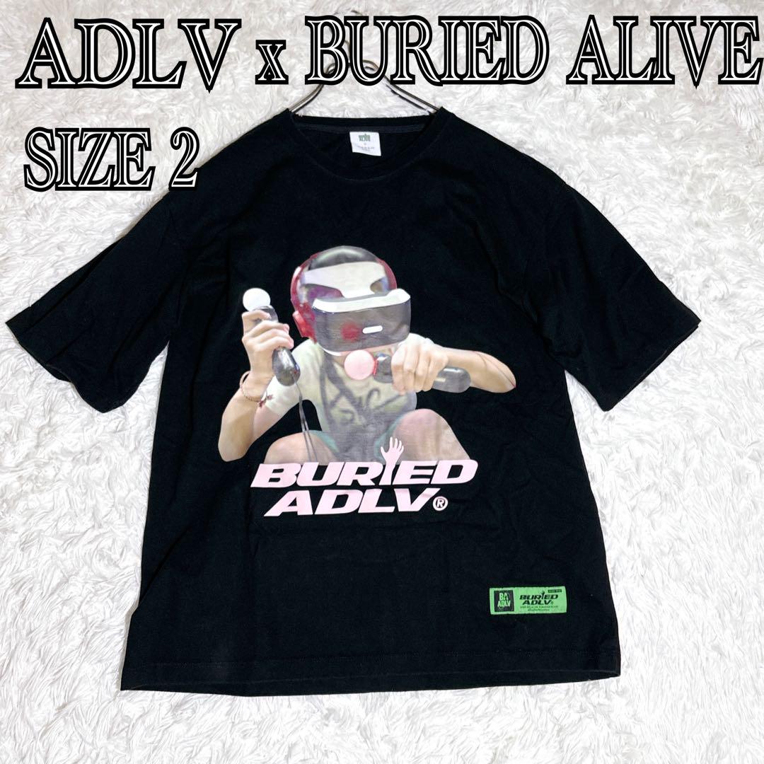 

[USED] Rare ADLV x BURIED ALIVE collaboration T-shirt in black (Korea)