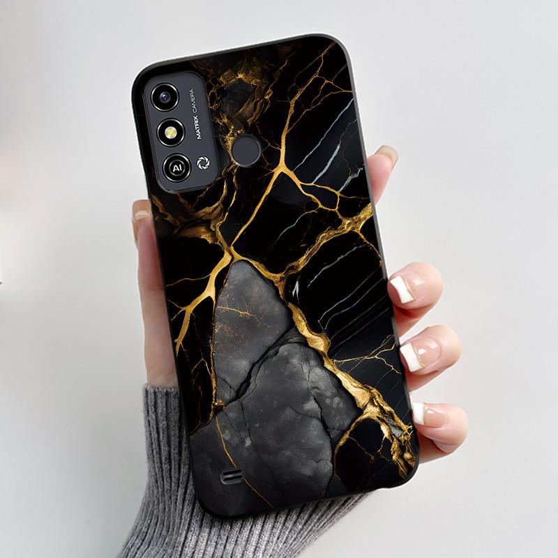 For ZTE Blade A53 Case For ZTE Blade A53 Pro Phone Back Cover Silicone Soft Black TPU Luxury Cute Love Rabbit Funny Bumper Shell