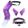 Simulated Plush Animal Ear Halloween Set Animal Tail Jewelry Cos Fox Ear Hair Clip Diffuse Exhibition Props Accessories