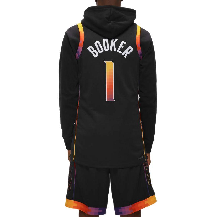 Jordan NBA Edycja Statement Devin Booker Nr. 1 Koszulka bez rękawów dla kibica Sezon 22-23 Unisexowe topy Czarny DO9540-012