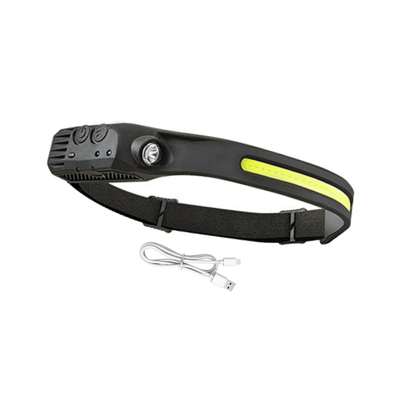 

Rechargeable LED Head Torch Headlamps Camping Headlight with Motion Sensors Control Waterproof Head Light for Running 4