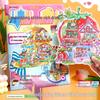 Miniature 3D Cottage Scene Stickers: Forest Scenery, Magnetic DIY Journal Toys for Girls