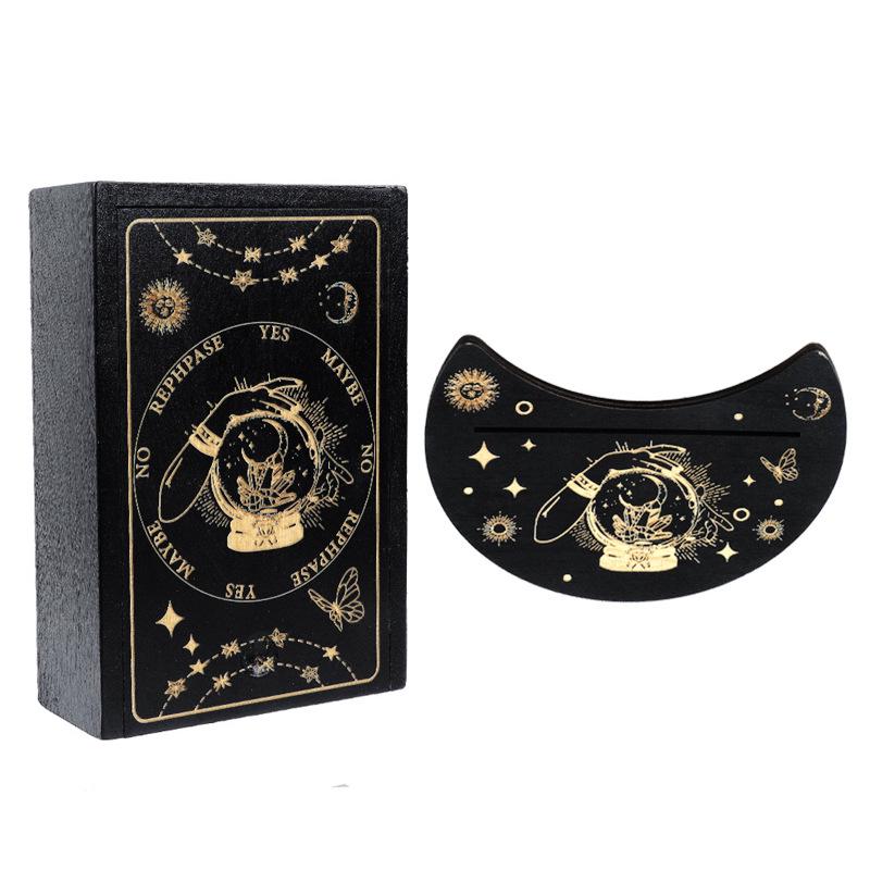 Cross-Border Wooden Tarot Card Holder & Souvenir Box As shown