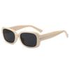 European & American Khaki Spicy Girl Sunglasses: High-End Square Shades for Photography Enthusiasts