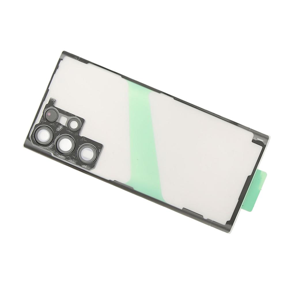 Back Glass Cover Replacement for Galaxy S22 Ultra with Pre Installed Camera Lens Tape Repair Tools