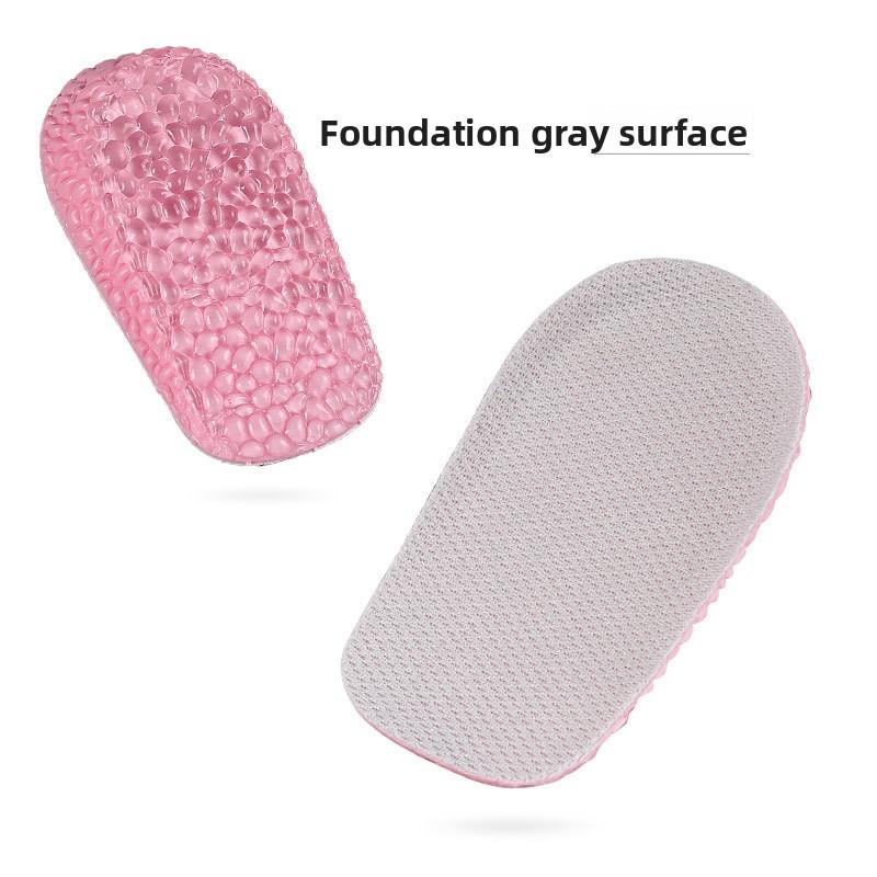 Невидимая ГЕЛЕВАЯ Самоклеящаяся Полустелька Влаговпитывающая Дышащая Амортизирующая Пятка для Мужчин Женщин Спортивная Стелька 1.5cm