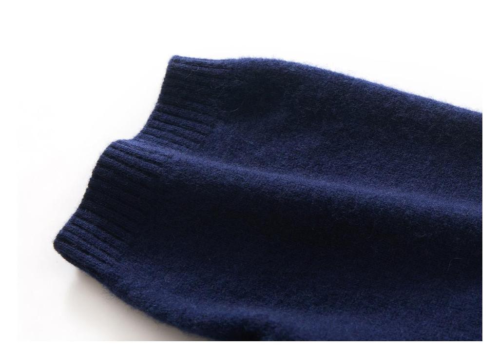 Women's Short-Sleeve Cat Jacquard Polo Cashmere Knit Tee