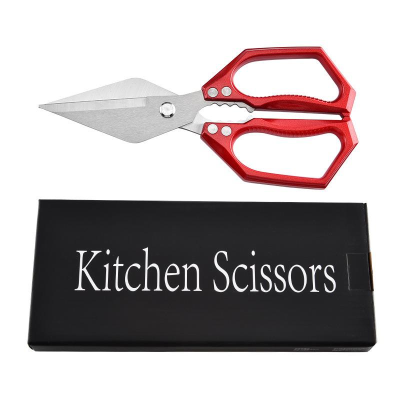 High-Durability Multifunctional Kitchen Scissors for Chicken, Duck, and Fish