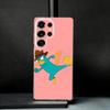 Cute Cartoon Perry The Platypus Phone Case For Samsung S25,S24,S21,S22,S23,S30,Ultra,S20,Plus,Fe,Note,10,9,5G Transparent Cover