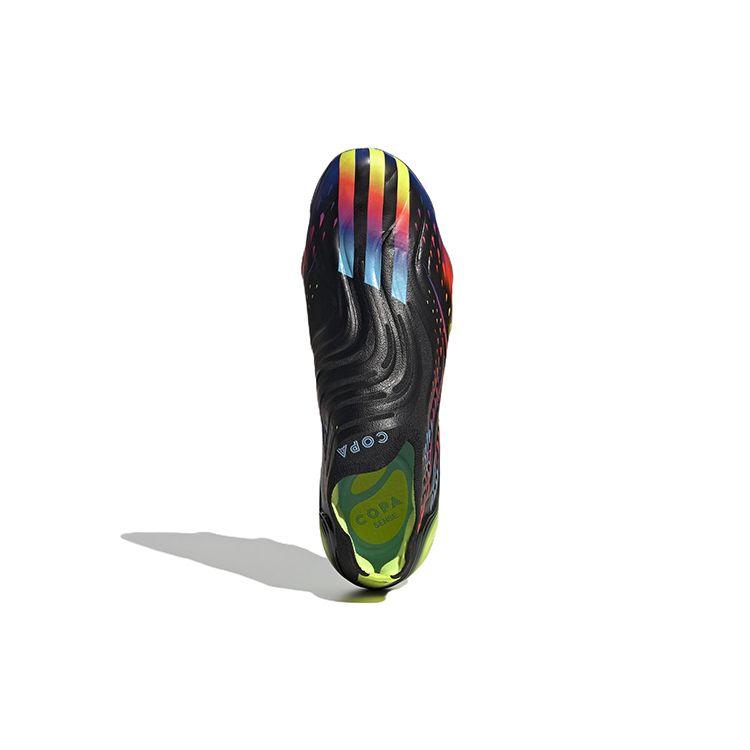 Adidas Copa Sense+ FG Al Rihla Pack - Schwarze Herren-Sneaker Core-Black Bright-Cyan Team-Solar-Yellow GW3610