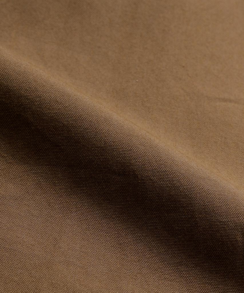 TAILDERN Miles Cotton Button Down Shirts Brown