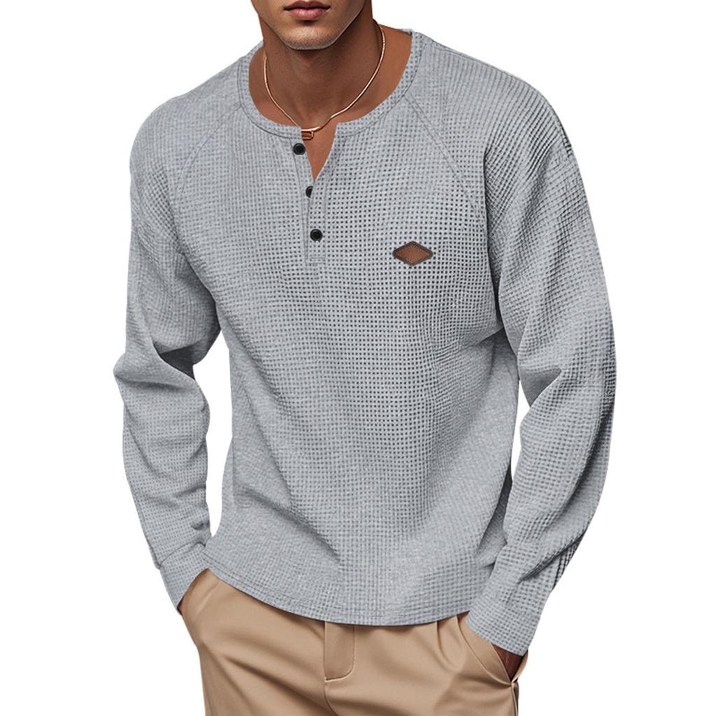 Men's  Leisure  American Style  Buckle  Quick To Dry  Shoulder Insertion  Long Sleeves  Upper Garment