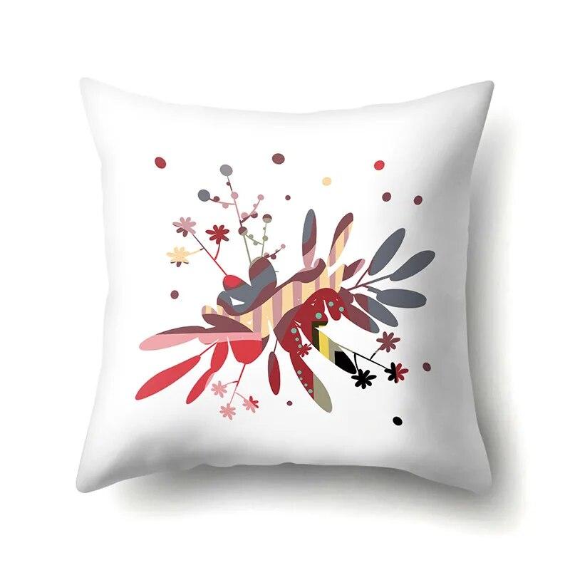 Musical Instrument Knitted Pattern Printed Pillow Cover Sofa