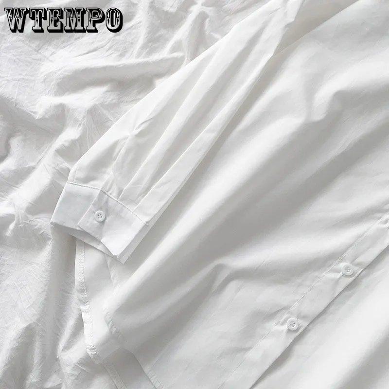 Spring Autumn Long Sleeve Loose Student Blouses Shirts Women White Black Turn Down Collar Casual Oversized Shirt Vintage Tops