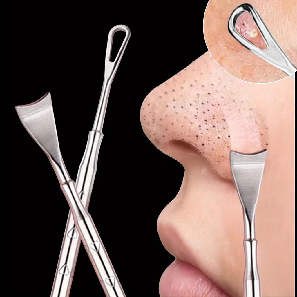 Stainless Steel Acne Needles To Remove Blackheads, Clean Up Squeezing and Picking Pimples, Squeezing and Removing Pimples Kit.