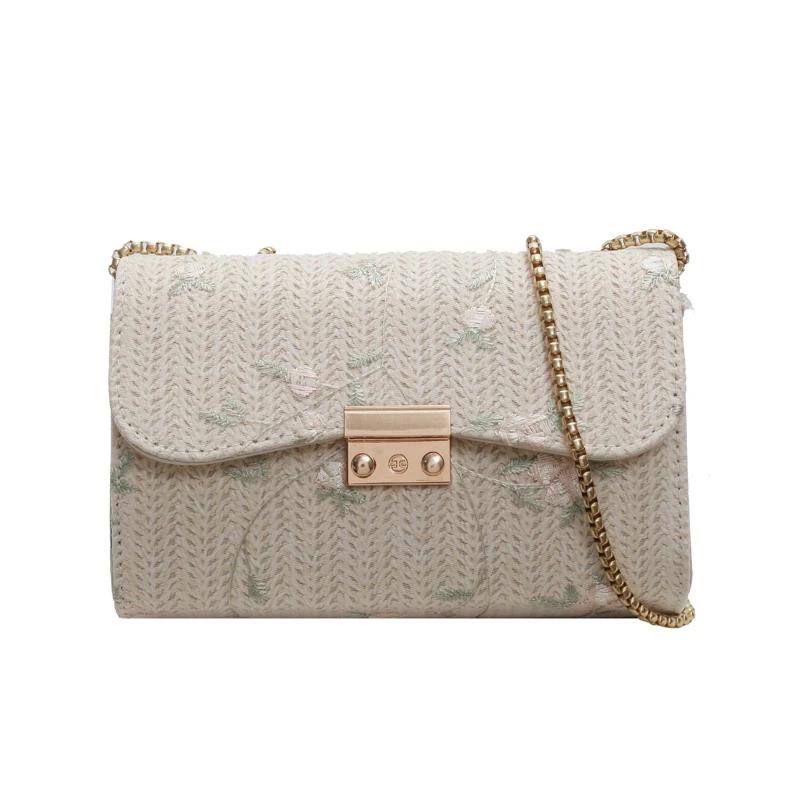 Kette Klassische Umhängetasche für Damen Neue Mode Einfache Französische Schulterhandtaschen Damen Luxus Trendtaschen