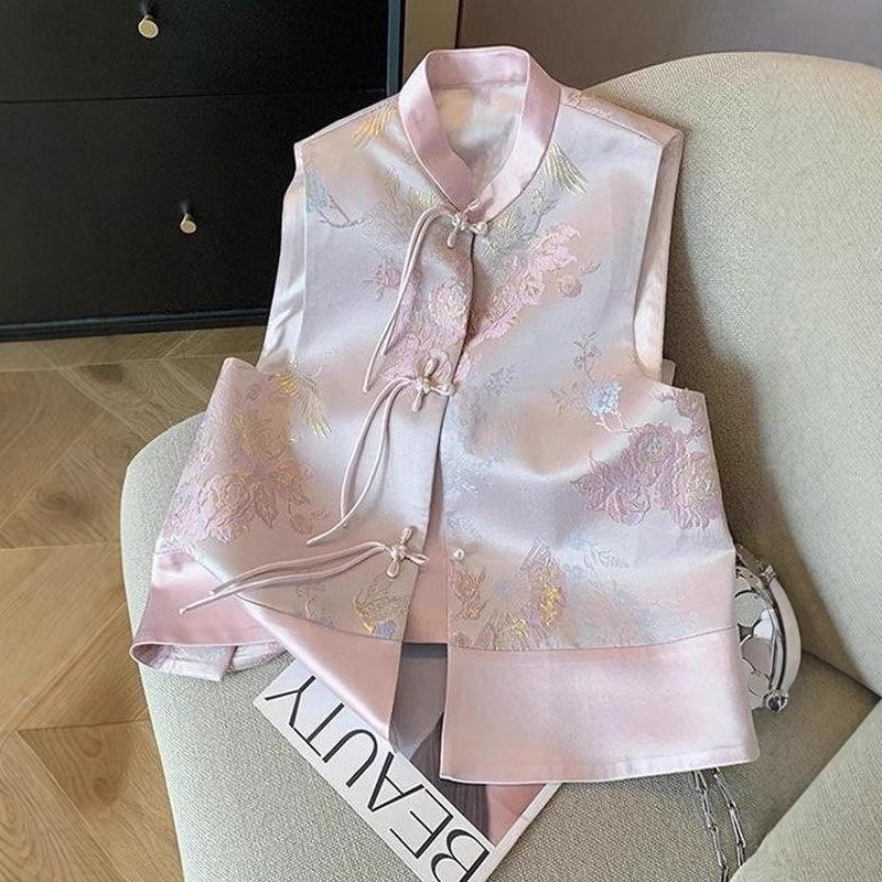 Short Vest, Meat-covering Top, Personalized Antique Commuter Vest