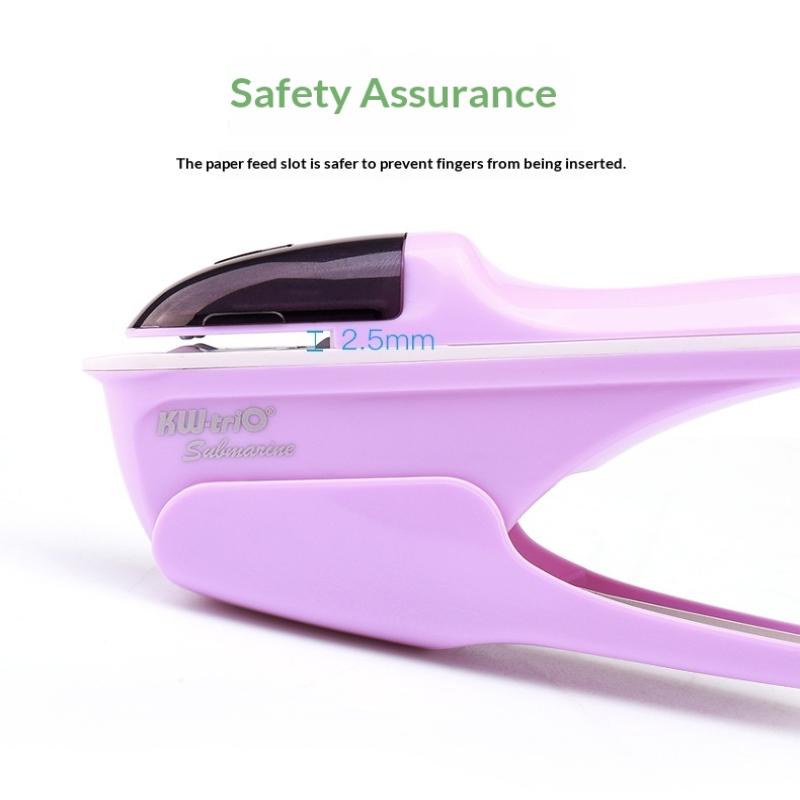 Heftgerät ohne Klammern für den Schreibtisch, zum Fixieren von bis zu 8 Blättern, für Zuhause, Schule, Büro, Schreibtisch-Heftgerät, Ticket-Papier und Dokumentenbindung