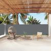 VidaXL Retractable Side Awning Anthracite 160x1000 Cm 318032