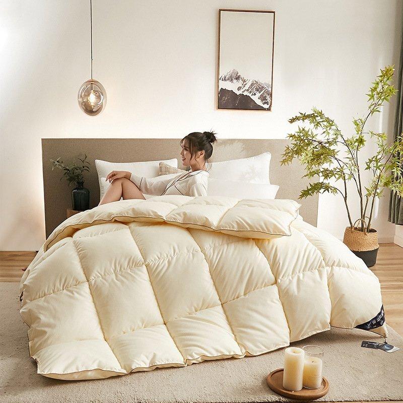 Down quilt white goose down quilt winter cotton thick quilt core winter quilt Warm Cozy Cashmere Duvet quilt core winter quilt