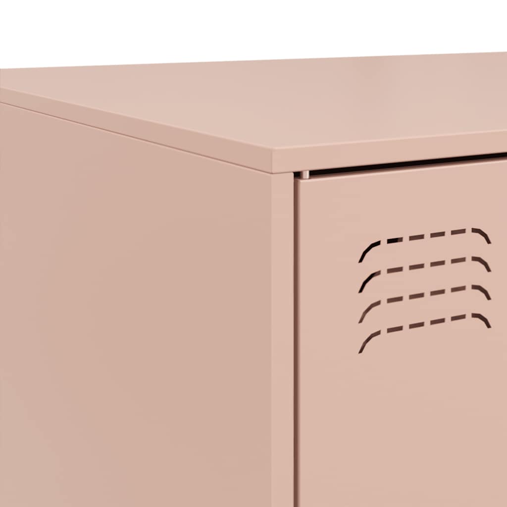 Pink Coffee Table 67 X 50 X 44 Cm Steel
