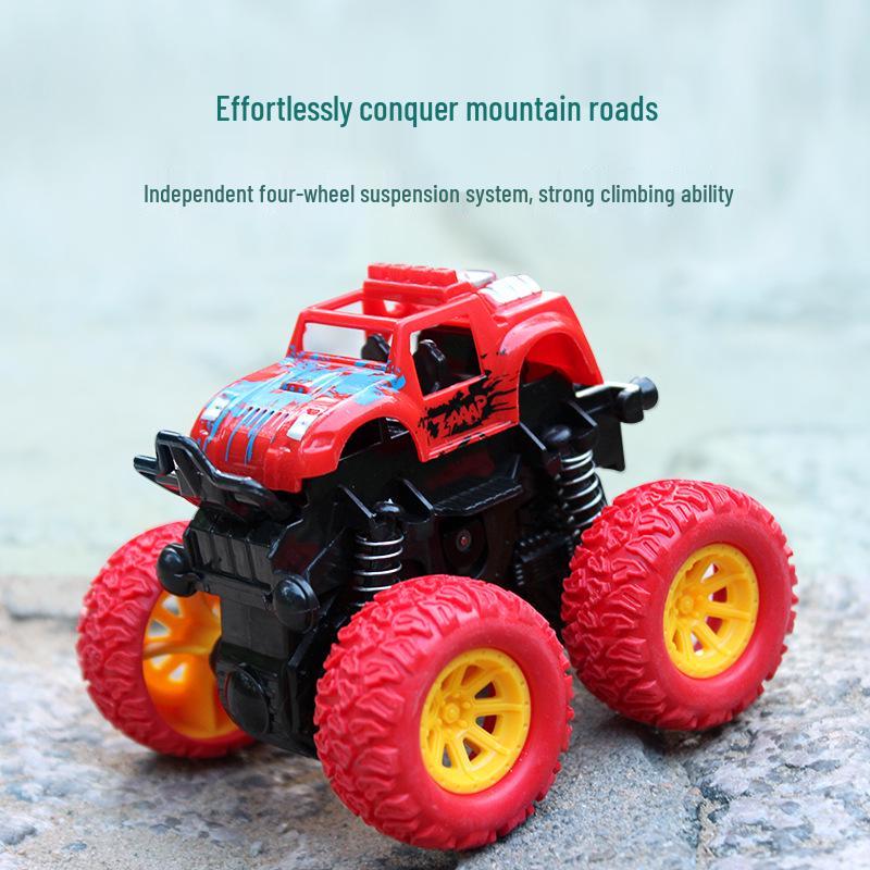Children's Four-Wheel Drive Stunt Excavator Toy Car