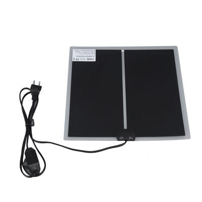 Reptile Terrarium Heat Pad Rapid Heating 110V To Waterproof Adjustable Temperature Reliable for Home Living Room Office