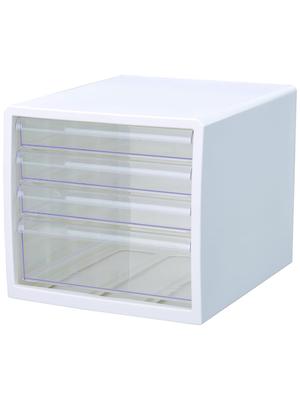 Strix Design Letter 3 Shallow Drawers 1 Deep Made In A4 Drawer Small Item Case, + Drawer, White, Japan, Size, Storage, Storage, HS-918