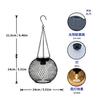 JYL TS/063,Hanging Hollow Iron Solar Outdoor Light for Garden Landscape Night Lamp Home Ambient Projection Light