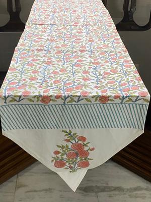 Blockprint Cotton Table Runner