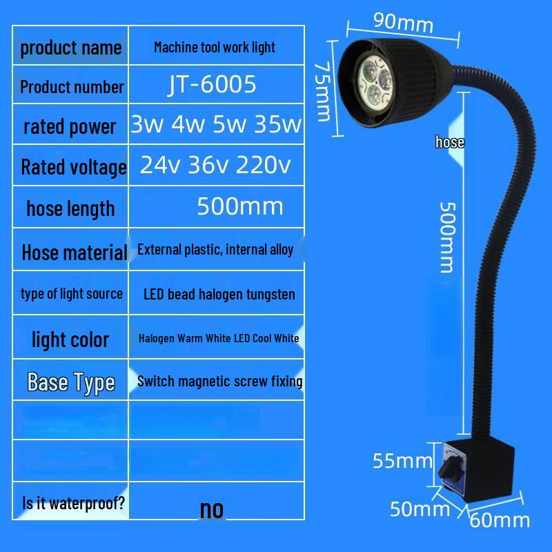 

Palid LED Magnetic Gooseneck Machine Work Light 5W