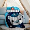 The Octonauts Theme Printed Blanket - Perfect for Couch, Bed, Travel & Outdoor Use | Machine Washable, Cozy & Durable.