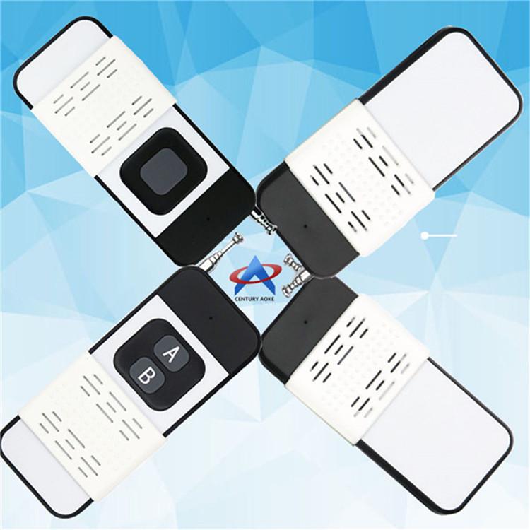 Aoke DC 12V 4-Way Remote Control Switch for Barrier, Roller Shutter, Door, Motor