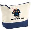 Makeup Bag - PLANETEE - Super Intern Woman - Large Size - Cotton - HD Printing France
