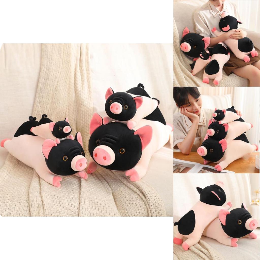Adorable Cartoon Animal Plush Pig Pillow Soft Toy Perfect For Kids Birthday Gift