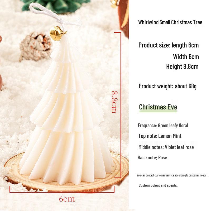 Christmas Tree-Shaped Scented Candle Ornament for Festive Decor