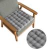 Solid Color Chair Cushion Wear Resistant Extra Soft Thick Washable Dining Chair Cushion Thickened Seat Pad